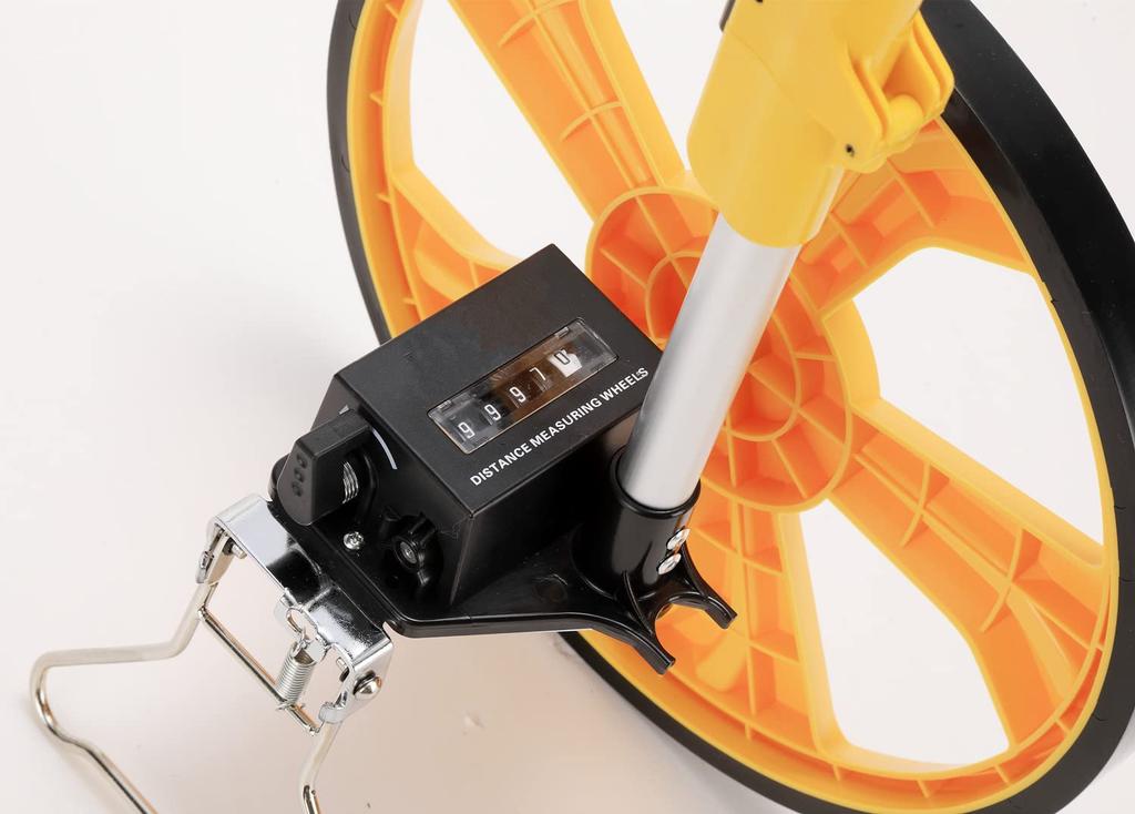 Walking Road Distance Measuring Road Wheel Measure Measure, Wheel, Foldable, Measure, Yellow, Device, Counter,