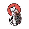 Samolepky na auto Horitomo Monmon Cat Osobnost Vinyl Decal Vodotěsná dekorace