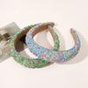 Colorful Candy Acrylic Headbands for Women Sweet Girl Birthday Gift Rainbow Candy Cream Color Hairbands Birthday Cake Headwears