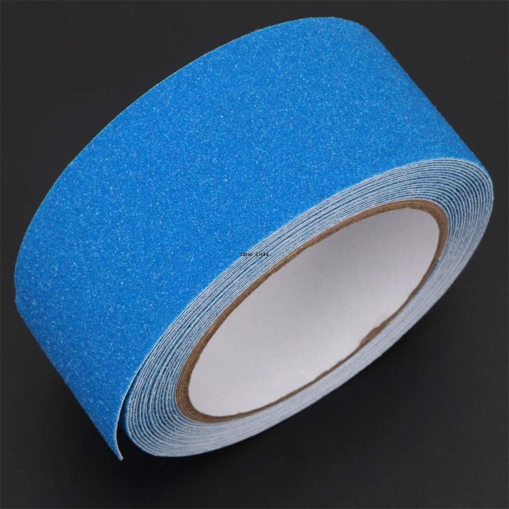 Blue Anti-Slip Safety Grit Non-Slip Tape Highest Traction 5cm*5m Strip For Step Outdoor Indoor Waterproof Stair Non Skid Treads