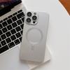 Magnetic suction applies to Apple 15 mobile phone case all-inclusive metallic paint iPhone14ProMax lens film protective case 16.