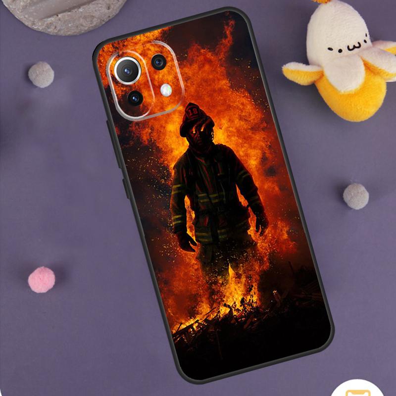 Firefighter Heroes Fireman Case For Xiaomi 14 15 Ultra 13T 14T 15T 17 Pro Max POCO F5 F6 F7 X5 X6 X7 Pro F8 Ultra Cover POCO X7 Pro