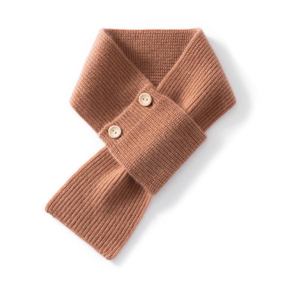 Children's Cashmere Knit Neck Warmer: 2-8 Years, Boys & Girls, Autumn-Winter Scarf & Spring Collar