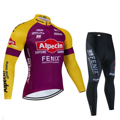 Tuta da Ciclismo Traspirante Autunno 2026, Abbigliamento da Ciclismo su Strada Tour De France, Pile Invernale Asciugatura Rapida Protezione Solare, Abbigliamento da Ciclismo da Uomo