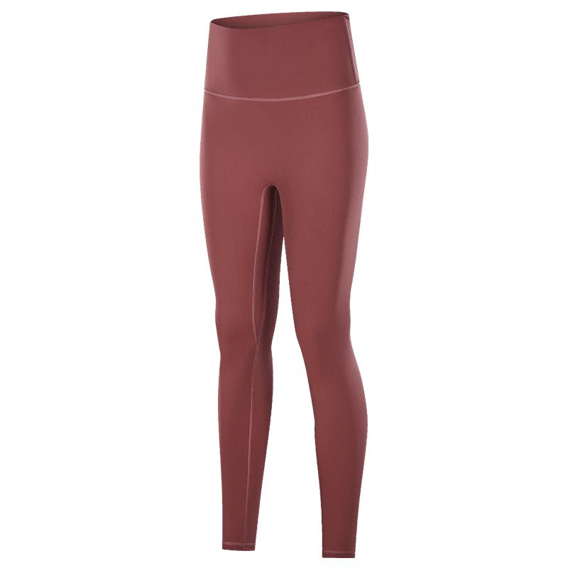 Nude Feel Seamless Women's Beauty Back Sling Set Yoga Pants