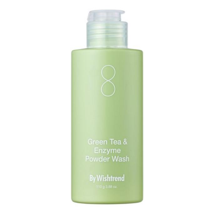 By Wishtrend Green Tea N Enzyme Powder Wash – Gentle Exfoliating Cleanser 110g