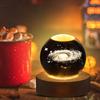 LED Night Light Solar System Galaxy Crystal Ball Table Lamp - Luminous Planet Bedside Lamp, An Ideal Gift For Astronomy Enthusia