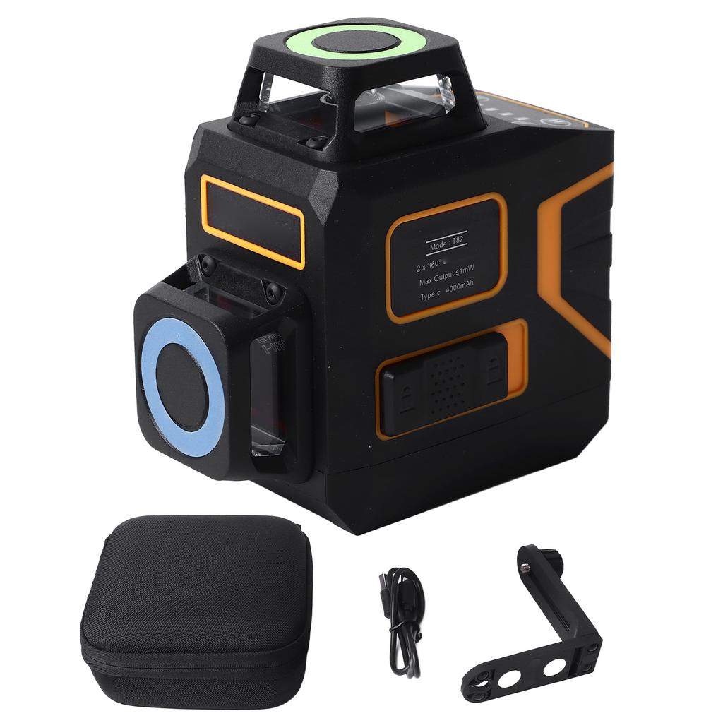 Laser Line Leveler Self Leveling 8 Line Green Beam Level Tool for Indoor and Outdoor Decoration
