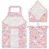 Skater Apron Bib for Kindergarten Children Meal Apron Triangle Sling Drawstring 3 Piece Set Unicorn KBEPS1-A