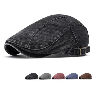 Retro Progressive Kappe Herren Herbstmütze Damen Baskenmütze Malermütze Britische Schiebermütze
