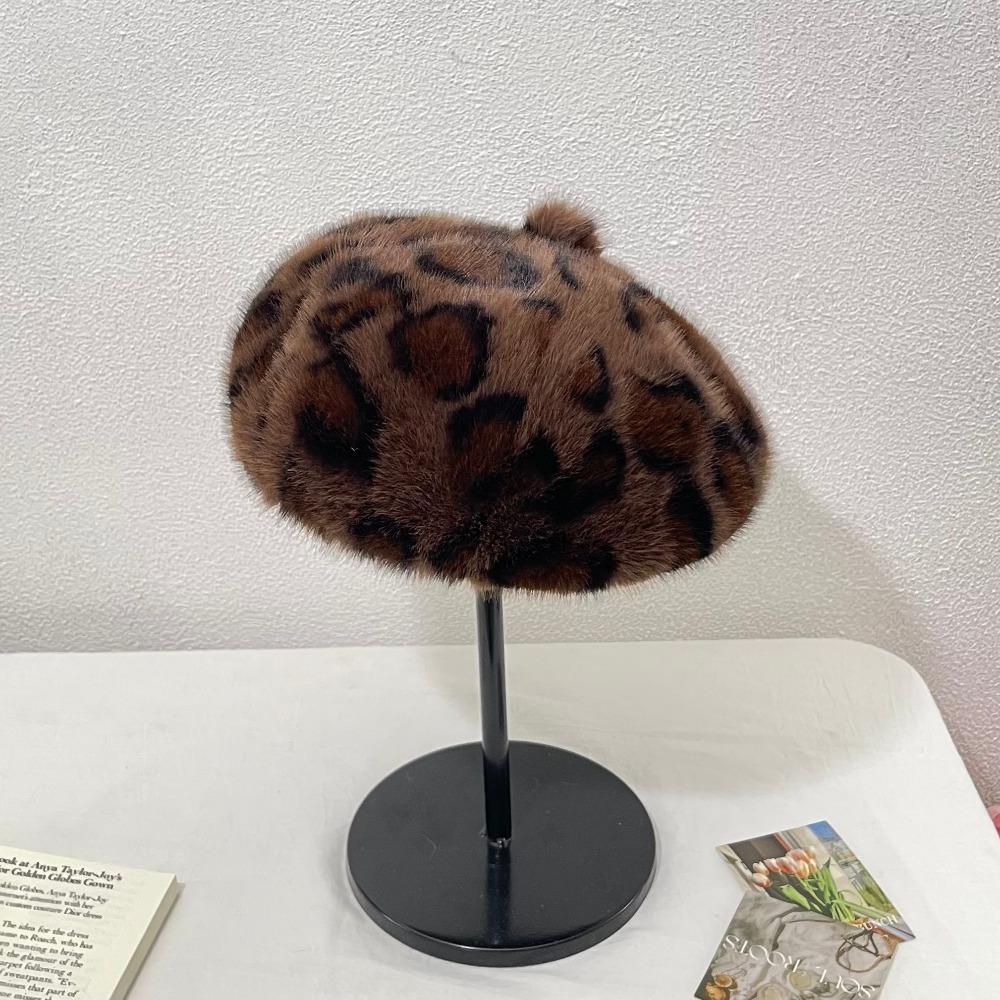 Осень и Зима Новые Береты Универсальные Тыква Ретро Теплые Утолщенные Иностранный Стиль Зимняя Мода Шляпа Художника