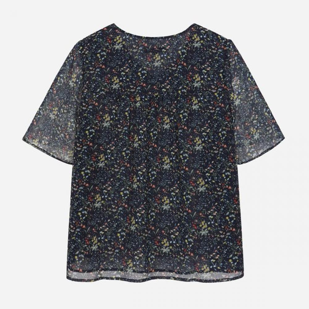 Thursday Island Women S V Neck Chiffon blouSe T264mbl244w