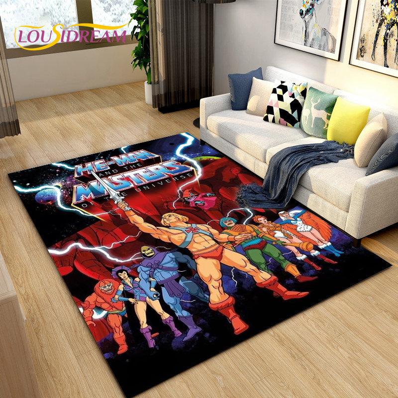 He Man and the Masters of the Universe Area Rug,Carpet Rug for Living Room Bedroom Sofa Doormat Decoration,Non-slip Floor Mat