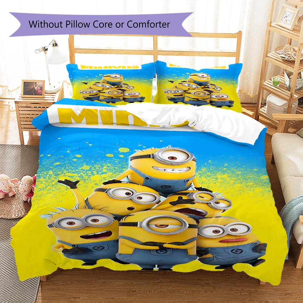 The Minions Soft Comfortable Duvet Cover, Children's Bedding Set Gift, Extra Large Size, Various Sizes Available LXR69