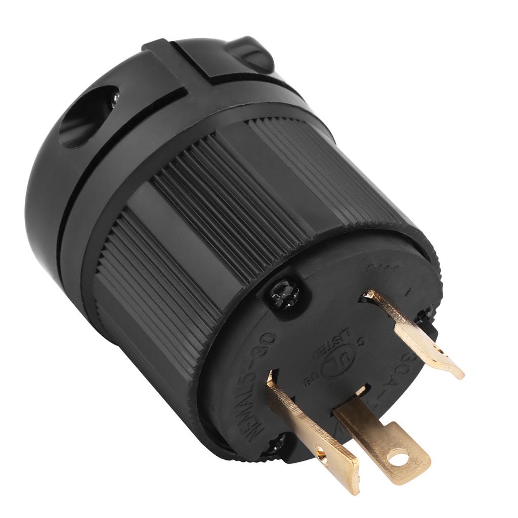 NEMA L5-30 30A 125V 3 Wire Twist Lock Electrical Plug Connector