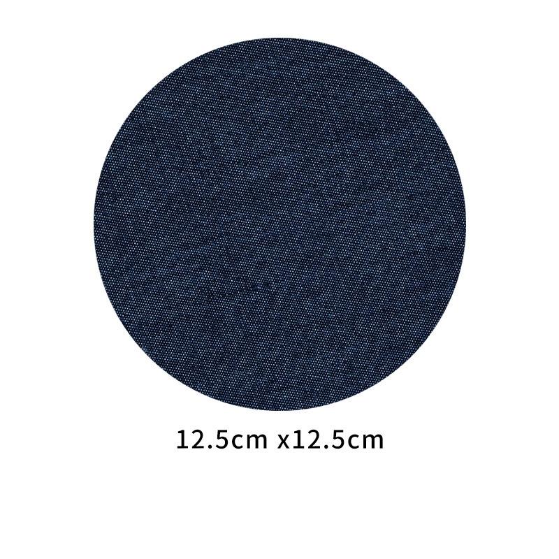 100pcs Denim Patches for Jean Clothing DIY Fabric Iron On Patches Appliques Repair Jeans Pants Elbow Knee Apparel