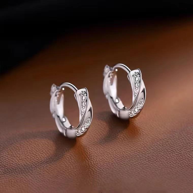 2024 Möbius Earrings: Trendy High-End Ear Hoops & Studs for Men and Women