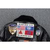 Chinese Size Men Genuine Leather Jacket Quilted Patches 100% Cowhide & Natural Fur Collar Flight Coat Aviator Clothing Winter