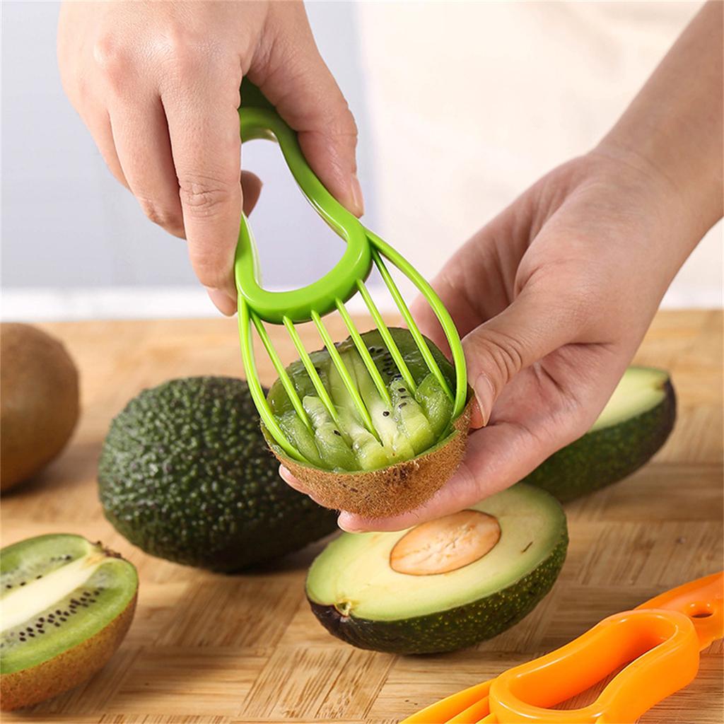 Avocados Slicers Multi-Function Fruit Cutter Tool Avocados Peeler Tool With Grip Handle