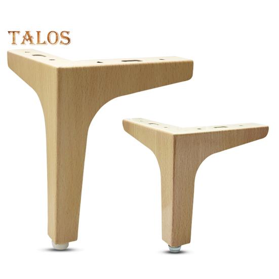 4Pcs Metal Furniture Legs 200kg Load-capacity Rust Resistant Easy To Install Triangle Furniture Feet DIY Replacement Parts