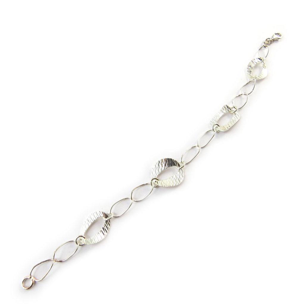 Les Trésors De Lily [G0614] - Silver Bracelet 'Choréographie' - 15x11 Mm