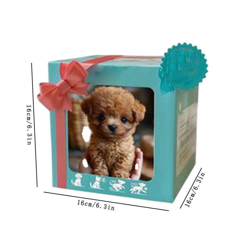 Creative realistic Puppy Robot Cute Comfortable Touch Animal Plush Toys Short Plush Doll Educational Toy Birthday Gifts For Kids