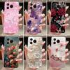 For Honor Power 2 Case Clear Cover Luxury Fashion Butterfly Flower Soft TPU Silicone Casing for Honor Power2 SER-AN00 Phone Case