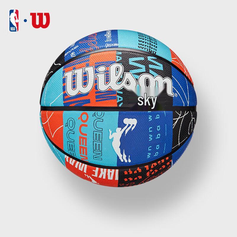 

Wilson WNBA Series Full Print Women s Size 6 Basketball