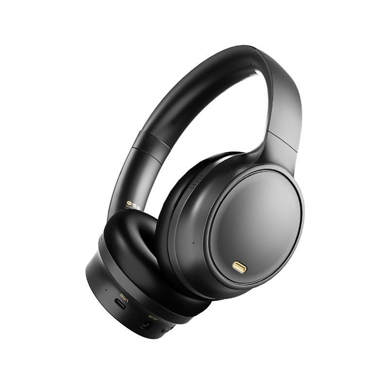 ANC Over-Ear Wireless Noise-Canceling Headphones with Long Battery Life and Heavy Bass - Minimalist Full-Ear National Tide Style.
