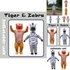 Hilarious Tiger Zebra Inflatable Costume For Adults Perfect For Halloween Parties