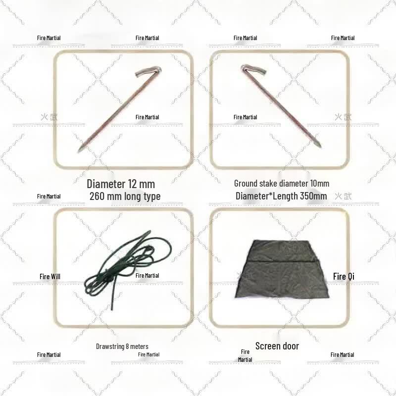 Huowu 40sqm Outdoor Frame Tent