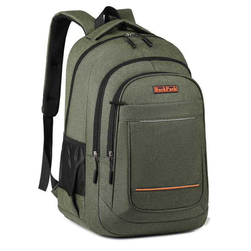 Backpack Color Solid Large Capacity Outdoor Leisure Travel Bag Schoolbag Student