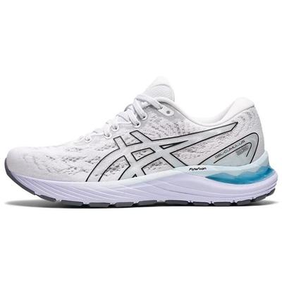 Women's GEL-CUMULUS 23 Running Shoes White Black 1012A888-100