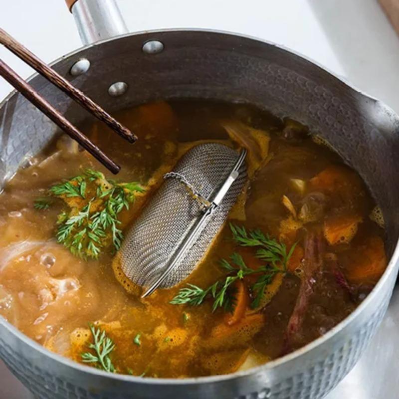 1PC Reusable Stainless Steel Cooking Spices Infuser Tea Herbal Strainer Tools