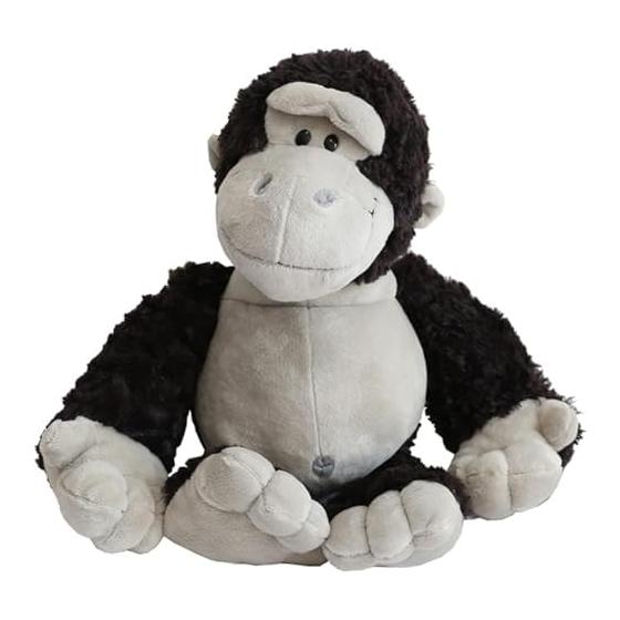 Gorilla Stuffed Animal Plush Toy, Large Soft Chimpanzee Pillow, Gift for Kids, Bedside Decoration, Cute and Fluffy, Children's Day Present, Cushion,