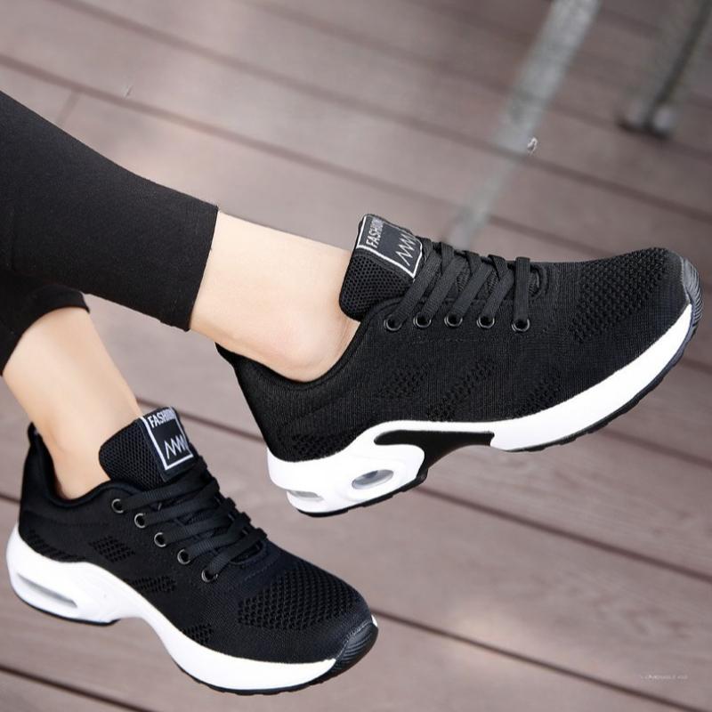 Women's Spring Mesh Shoes Breathable Comfortable Casual Oversized Running Shoes