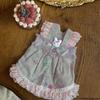 Spring/Summer Dog Cat Sweet Dress Princess Dress Yorkshire Maltese Small Dog Summer Dress