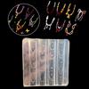 Cartoon Silicone Nail Bead Chains Carving Bow Mold Nail Decorations Nails Diy Design Stereoscopic Stamping Plate Manicure Tools