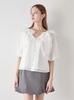 Snidel Ribbon Puff Blouse SWFB251205 White Women's