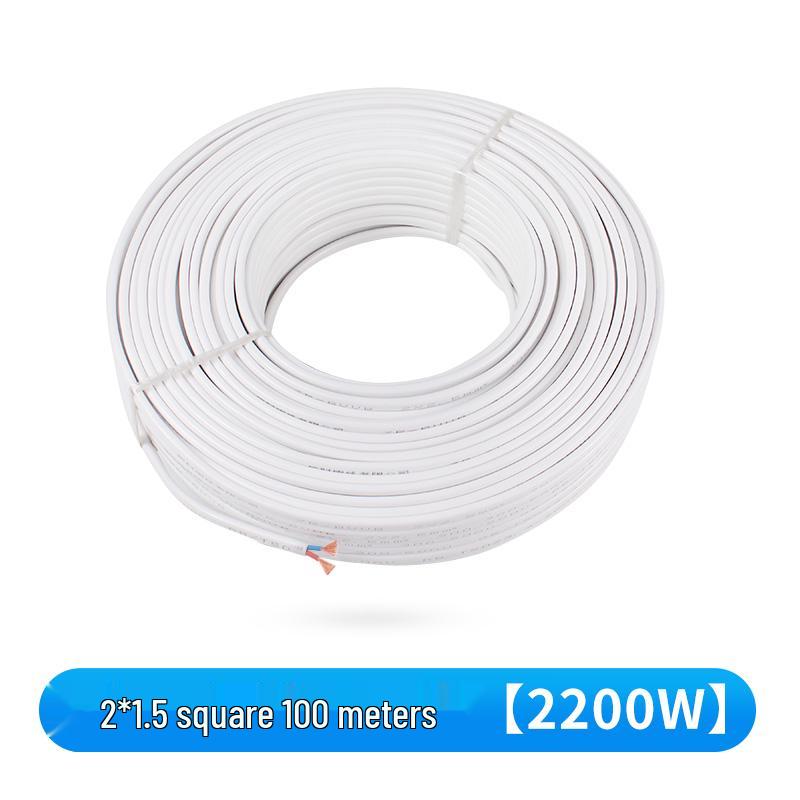 National Standard Pure Copper Wire, 2.5 Sqmm, 2 Core, 1.5/4/6 mm, Sheathed for Home Decoration Power Cable.