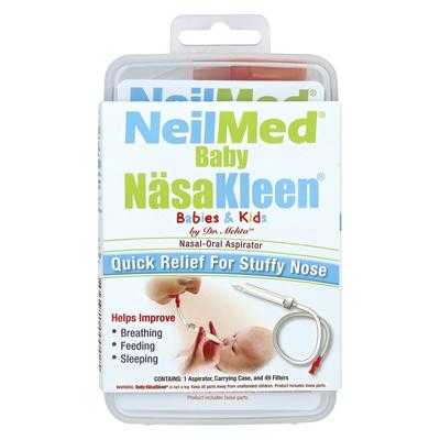 NeilMed NasaKleen Bebekler ve Çocuklar İçin Burun-Ağız Aspiratörü, 1 Adet