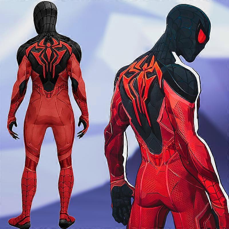 Marvel Rivals Scarlet Spiderman Cosplay Superhjälte 3D-tryckt Spandex Bodysuit PS5 SPEL Kostym Spider Dräkter Halloween Kostym
