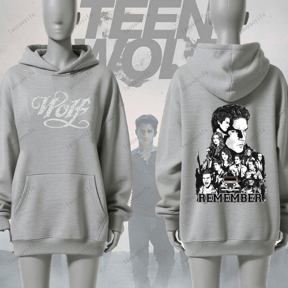 Teen Wolf Hoodie Men Pullover Novelty Trending Clothes Autumn and Winter Keep Warm Tracksuit Street Fashion Sportswear