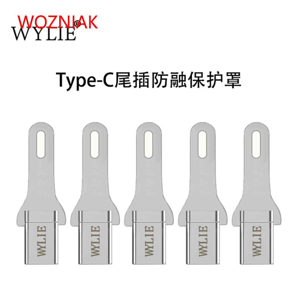 WYLIE Tail Plug Anti Melting Protective Cover Type-C Tail Plug Repair and Disassembly Welding Protect the Interface Tools