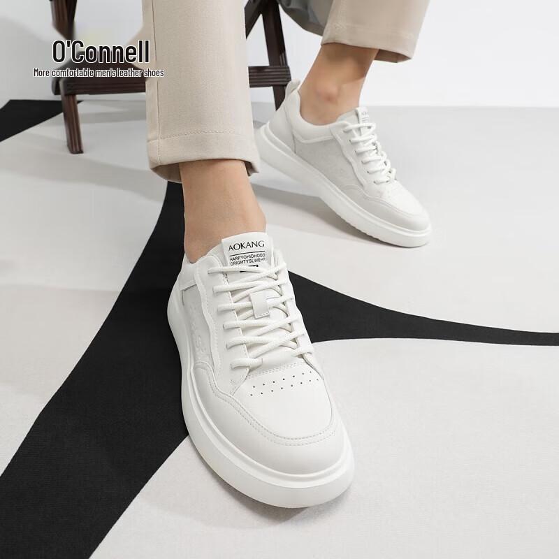 Aokang Men s Casual Leather Sneakers 39