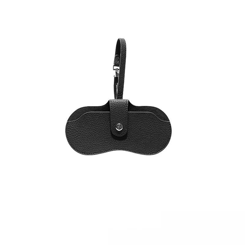 Bærbar brillepose Mykt skinn Solbrillepose Slank Mote Brilleetui Holder Brilleorganisator Reise Solbrillepose