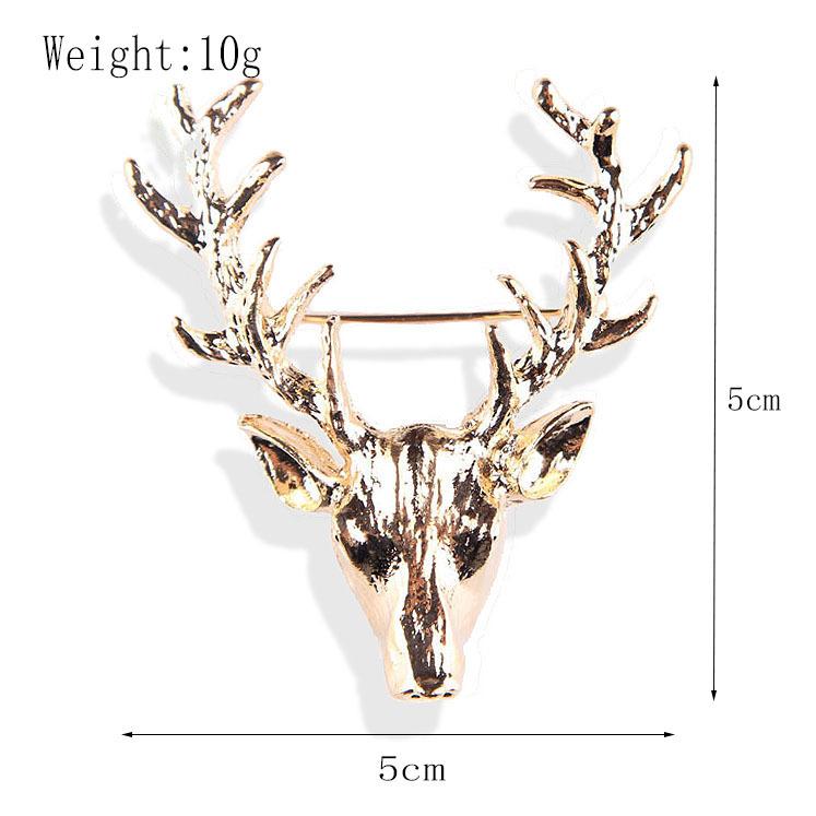 Fashion Christmas Brooch Christmas Tree Shoes Old Man Elk Wreath Snowflake Bell Pin Female
