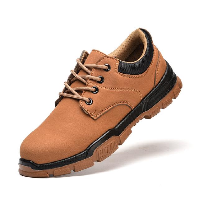 Неразрушимые кроссовки мужские рабочие туфли роскошные защитные туфли мужские — фото 25