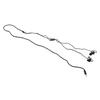 Monitoring   Wired Earphones Composite Magnetic Coil Corded Earphones for Game Music Running Sports