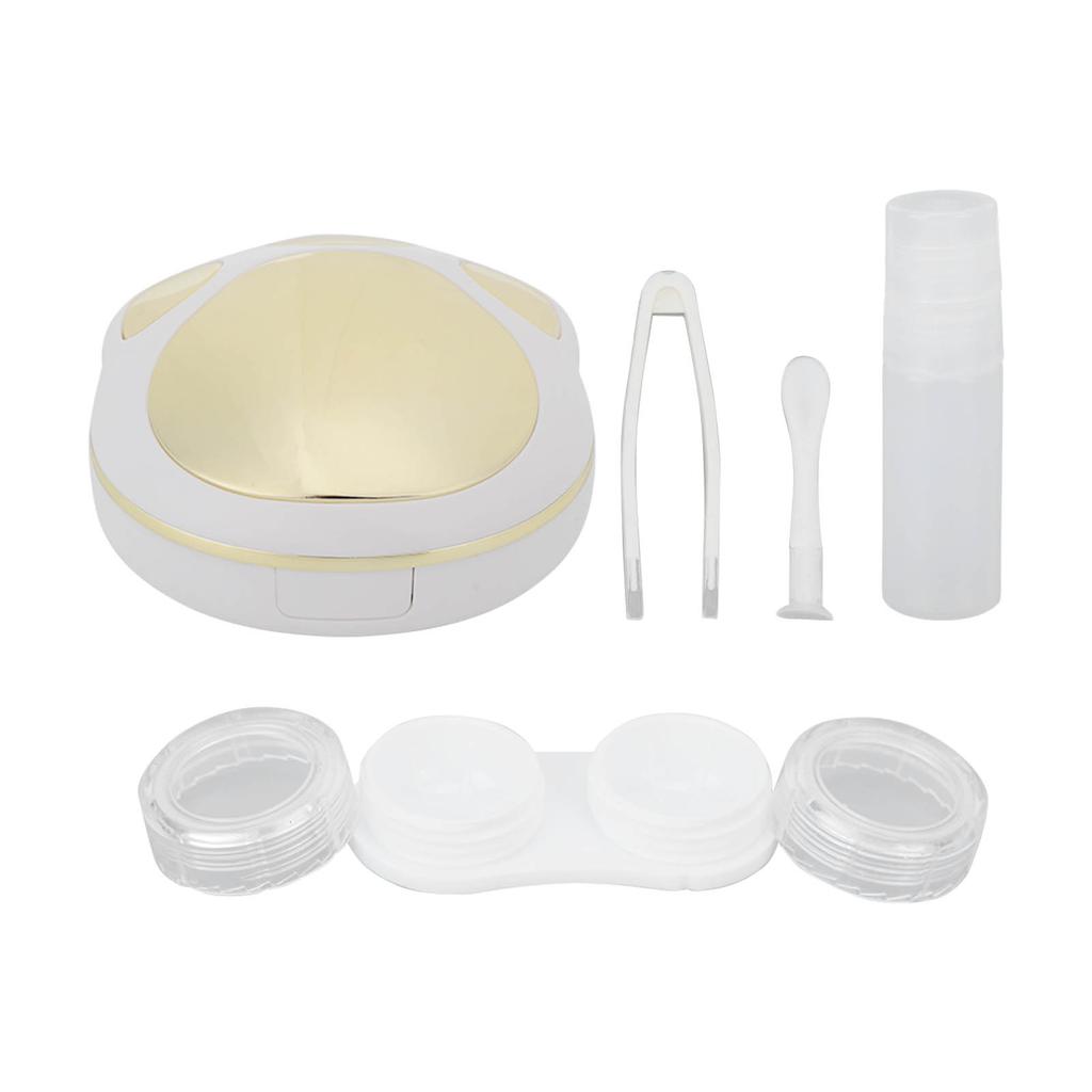 Contact Lens Case Mirror Look Cartoon NaPAW Plastic Material Lightweight Portable Travel Contact Lens Container
